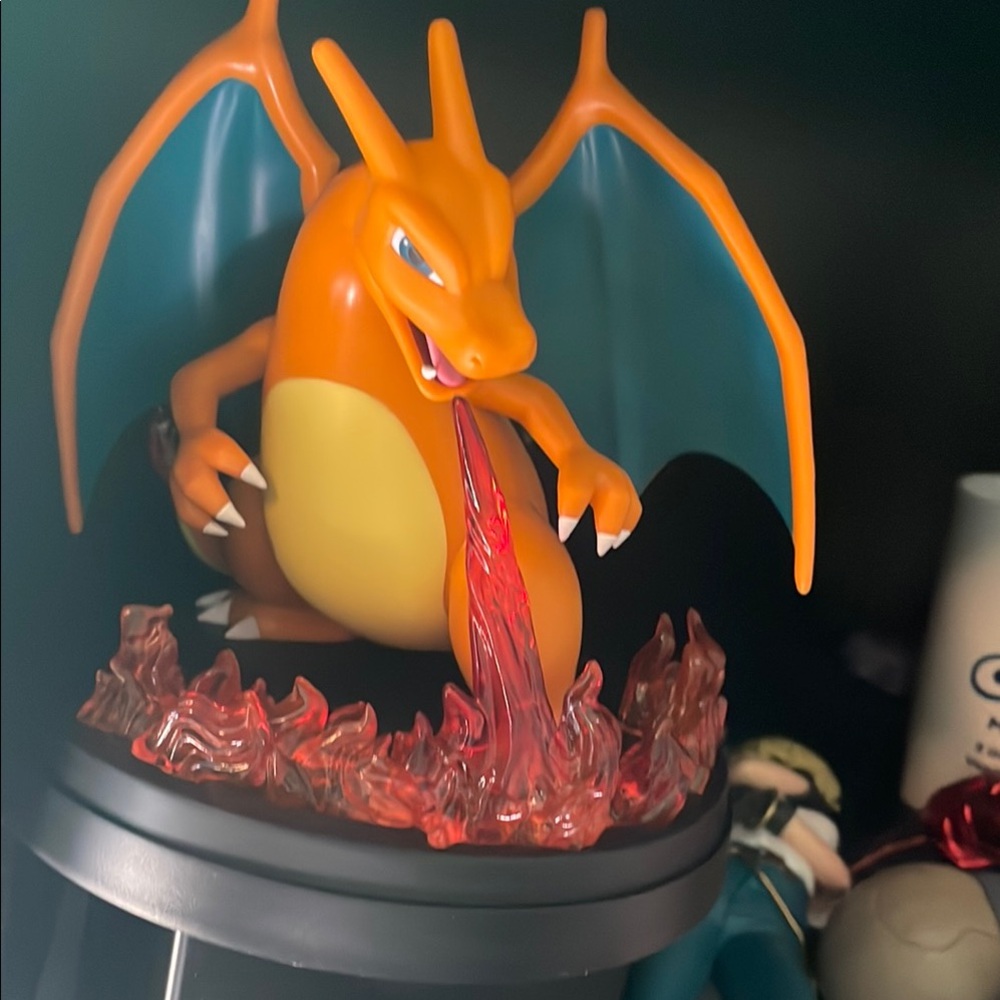 Authentic Nintendo Pokemon Charizard Orange and Blue Figure